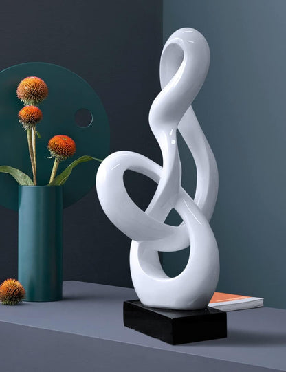 Modern Home Decor Treble Clef Sculpture
