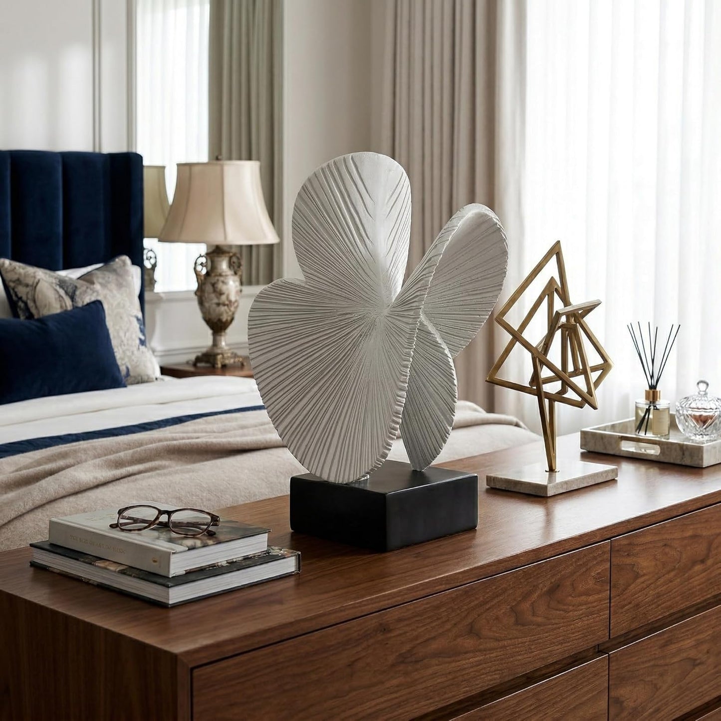 Minimalist Gray Sculpture Home Decor